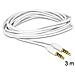 3.5mm - 3.5mm, 3m 3m 3.5mm 3.5mm Bianco cavo audio - Foto miniatura 1